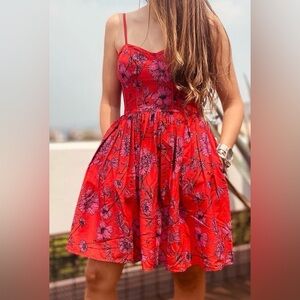 B.O.G. Collective Floral Spaghetti-Strap Sundress Size Small